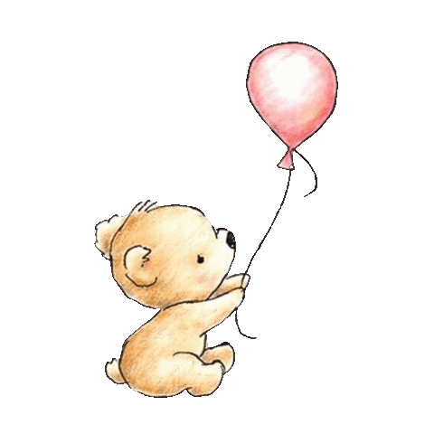 Ranaez giphyupload animal bear ballon Sticker
