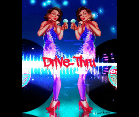 pin up digital animation GIF