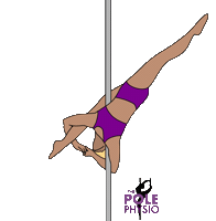Polefitness Polestrong Sticker by The Pole Physio