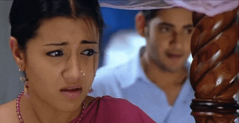Frustrated Mahesh Babu GIF