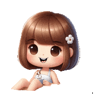 Coffee-Break Girl Sticker