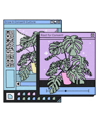 Consent Consentculture Sticker by Recognize Violence, Change Culture