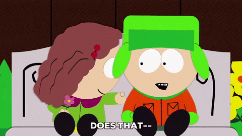kenny mccormick love GIF by South Park 