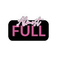 Almost Full Sticker by Sydney Pole