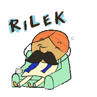 Relax Enjoy Sticker
