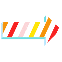 Rainbow Arrow Sticker by Math