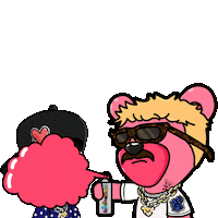 Teddy Bear Art Sticker by The YKMS