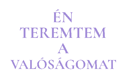 En Teremtem A Valosagomat Sticker by Mat on the Moon