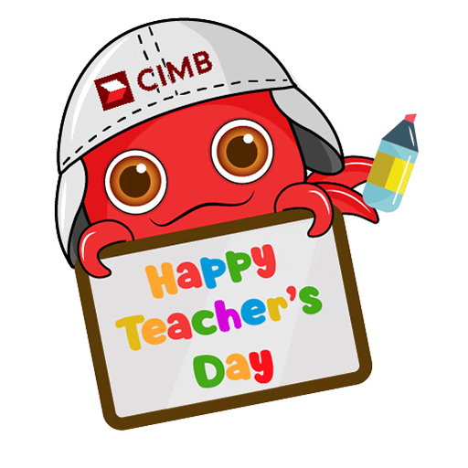 teachers day teacher Sticker by CIMB Bank