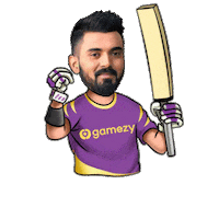 gameskraft game ball cricket shot Sticker
