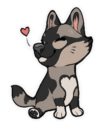Happy In Love Sticker by Gone to the Snow Dogs