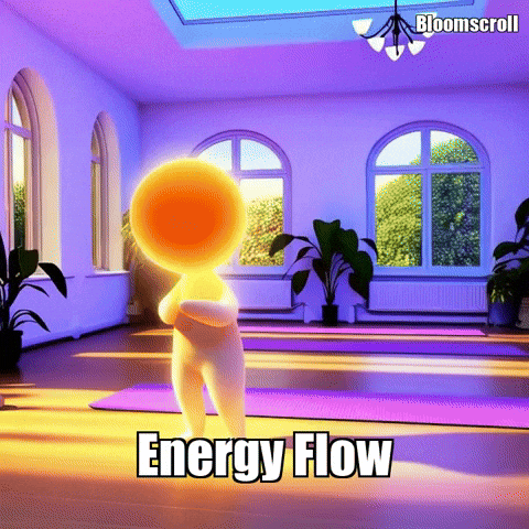 Energy Flow Yoga GIF by Bloomscroll