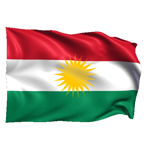 Flag Kurd Sticker