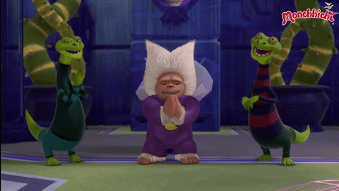 happy animation GIF by Monchhichi