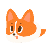 welshcorgicyclingclub dog bye jojo doggo Sticker