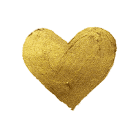 Ditetecrit love heart gold herz Sticker