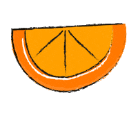 OriginsUK coffee orange energy fruit Sticker