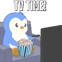 Friday Night Eating Sticker by Pudgy Penguins