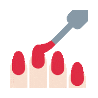 nails grooming Sticker