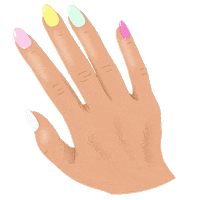 Manicure Nailcare Sticker by Le Mini Macaron