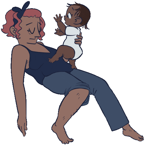 Mommingwithtruth giphyupload baby mom mother Sticker