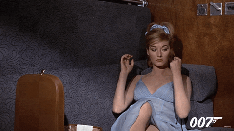 From Russia With Love Hair GIF by James Bond 007