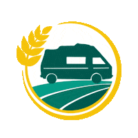 Staybetterfarm travel camping van farmer Sticker