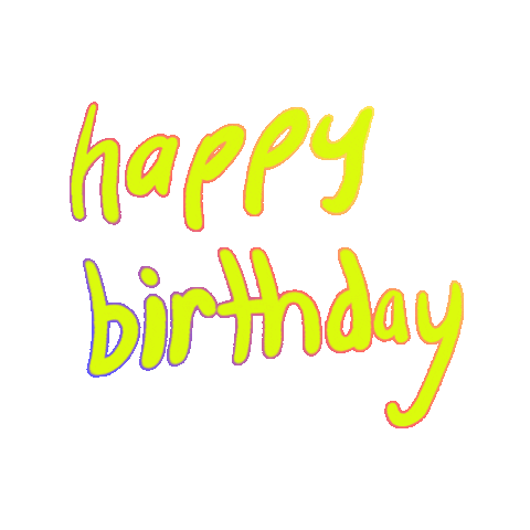 Happy Birthday Sticker by ThePaiz