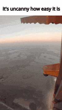 Space Booster Landing GIF