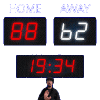 62 Away Sticker