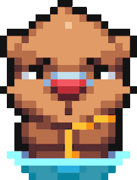 badkidgames games winter bear kid Sticker