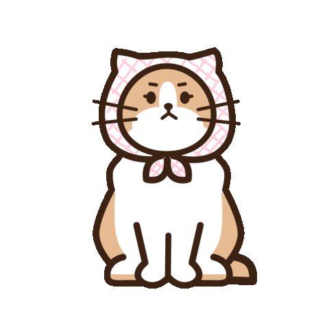 moffme giphyupload cat pet 猫 Sticker