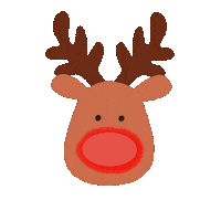 Christmas Deer Sticker