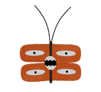 Horror Butterfly Sticker by thezohardvir