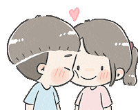 Boyfriend Kiss Sticker by ChuChu X BoBo