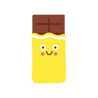 Chocolate Eating Sticker by UAU!