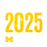 Graduation Classof2025 Sticker by Michigan Public Health