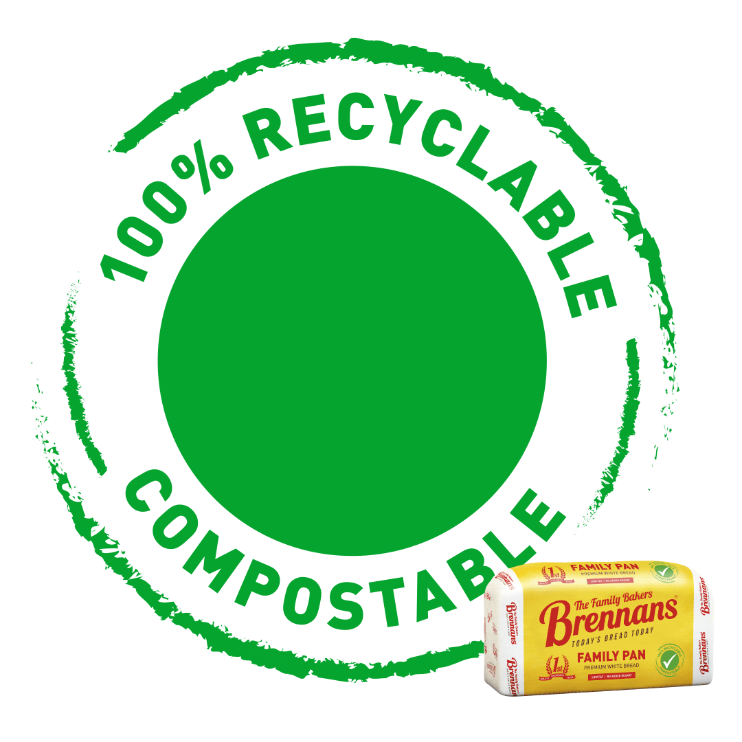 Sustainability Sticker by Brennans Bread