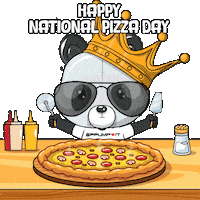 Pizza Foodie Sticker by PandaPals