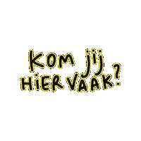 Vraag Sticker by Erfgoeddag