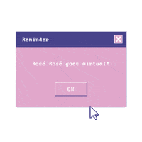 Click Rose Rose Sticker by Tailored Beverage Company