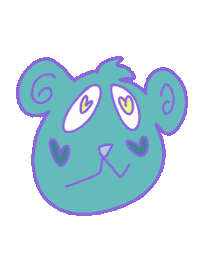 Bear Hearts Sticker