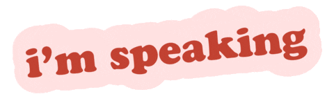 Speaking Kamala Harris Sticker by Girl Tribe Co.