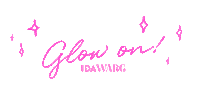 Sparkle Glow Sticker by IDA WARG Beauty