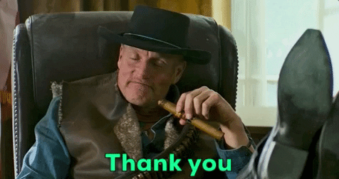 opheliachucklam giphygifgrabber woody harrelson zombieland double tap GIF