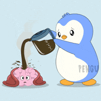 Good Morning Coffee GIF by Pudgy Penguins
