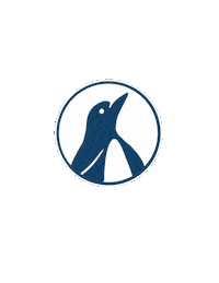 Mavericktattoosupply happy cool jump penguin Sticker