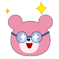 Happy Bear Sticker by ブルボン公式