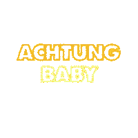 Achtung Baby Sphere Sticker by U2