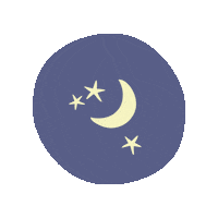 Sleepy Star Sticker by Papier Patate